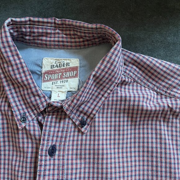 Eddie Bauer Sport Shop LS Button Up (L) - Picture 2 of 4